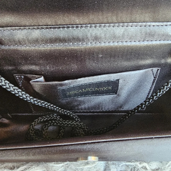 Jessica McClinton Black Bow Clutch - Picture 2 of 6